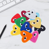 14 PCS Colorful Heart Embroidered Patches, Love Heart Patches, for Clothing Repair and Decoration, Bag, Caps, Arts DIY Craft
