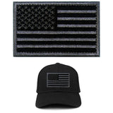 6 Pcs Tactical Patches of USA Flag, with Hook and Loop for Backpacks Caps Hats Jackets Pants, Military Army Uniform Emblems for Military Game
