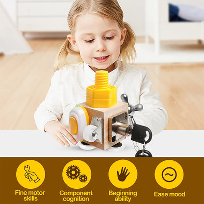 Multifunction Educational Cube Montessori Toy