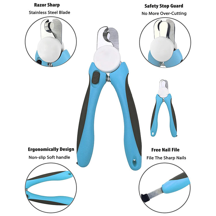 Professional Stainless Steel Pet Nail Clippers and File