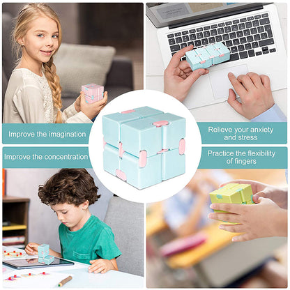 4 Pack Infinity Cube Fidget Toy