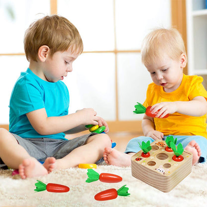 Carrot Harvest Game Wooden Toys