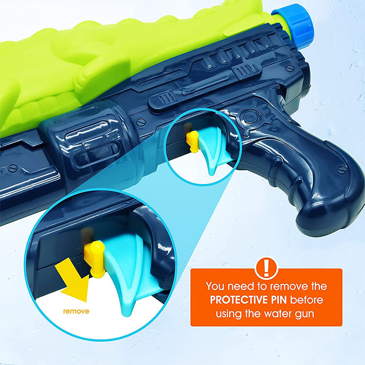 Crocodile + Shark 2 Pack Super Water Blaster Soaker Squirt Guns