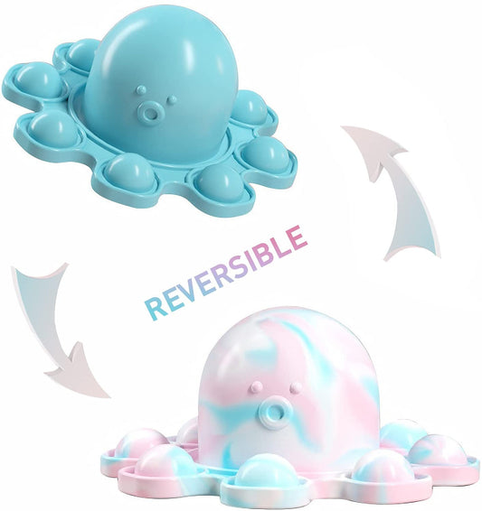 Reversible Octopus Push Pop Bubble Fidget Toy