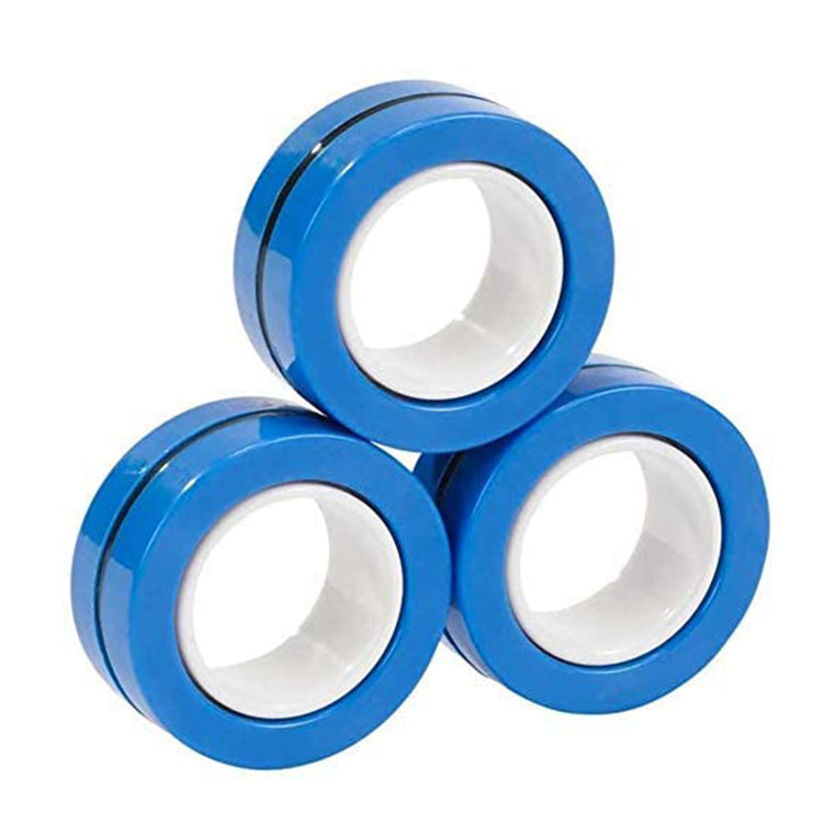 3PCS Magnetic Rings Fidget Toy Set