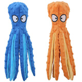 2 Pack Dog Octopus Squeaky Toys