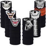 6 Pcs Skull Face Mouth Cover