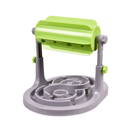 Adjustable Height Rotating Spilled Pet Food Bowl