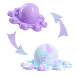 Reversible Octopus Push Pop Bubble Fidget Toy
