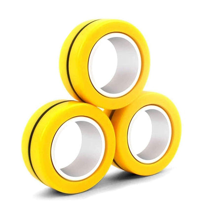 3PCS Magnetic Rings Fidget Toy Set